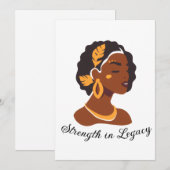 Perfect for Black History Month 2026 celebration Kaart (Voorkant / Achterkant)