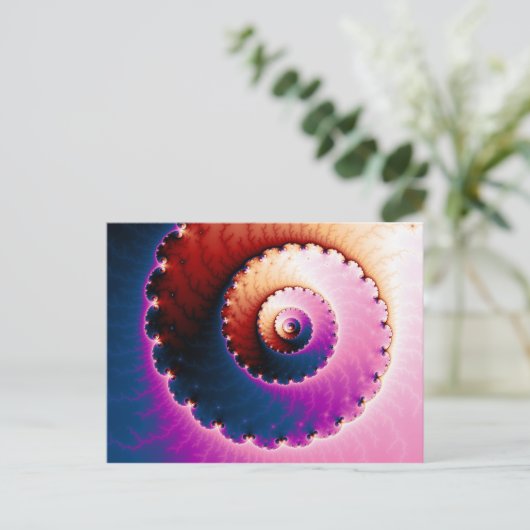 Perfect - Fractal Art Briefkaart (Staand voorkant)