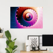 Perfect - Fractal Art Poster (Thuiskantoor)