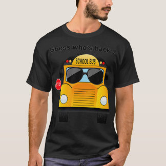 Perfect Funny Gift Idea School Bus Eenvoudig T-shirt