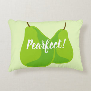 Perfect funny groene peervrucht accentkussen accent kussen