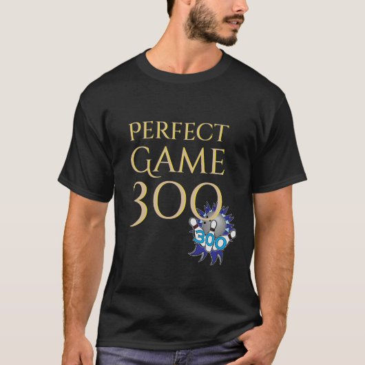 Perfect Game 300 Bowling T-shirt (Voorkant)