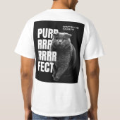Perfect gedaan – Grunge Cat Attitude T-shirt (Achterkant)