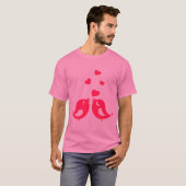 Perfect gepaarde paar T-shirt ontwerp (Voorkant volledig)