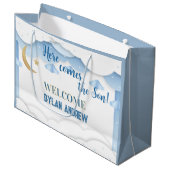 Perfect Gepersonaliseerde baby boy Groot Cadeauzakje (Voorkant Gekanteld)