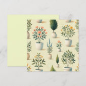 Perfect gepotteerd printontwerp kaart (Voorkant / Achterkant)