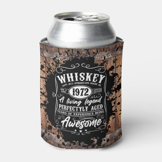 Perfect gerijpte whisky blikjeskoeler (Blikje Voorkant)