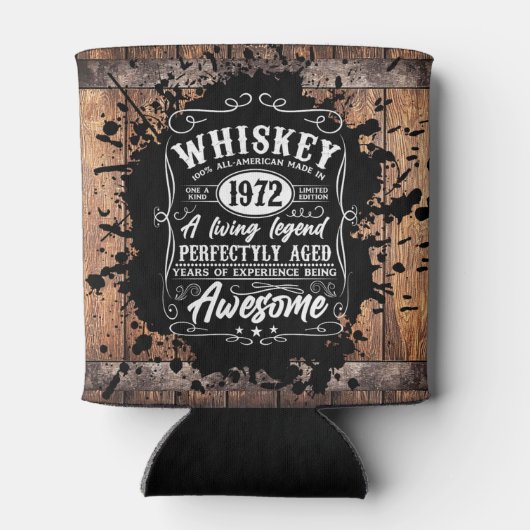 Perfect gerijpte whisky blikjeskoeler (Achterkant)