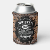 Perfect gerijpte whisky blikjeskoeler (Blikje Achterkant)