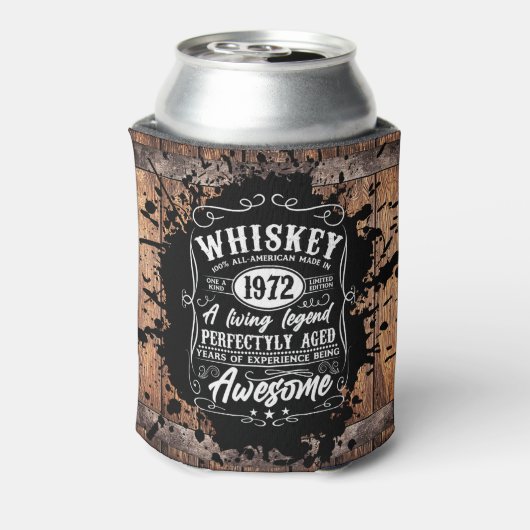 Perfect gerijpte whisky blikjeskoeler (Blikje Achterkant)