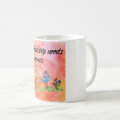 Perfect geschenk voor een echte vriend koffiemok (Voorkant rechts)