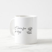 Perfect geschenk voor hondenliefhebbers koffiemok (Voorkant links)