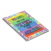 Perfect Geweldige Inspirerende Regenboog Notitieboek (Rechterzijde)