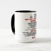 Perfect Gift/Blueberry Zoete Aardappel Muffin Mok (Voorkant links)