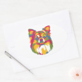 Perfect Gift for Dog Chihuahua Pet Lover Ovale Sticker (Envelop)