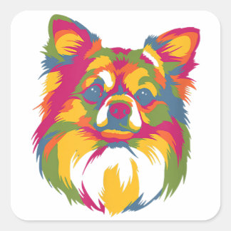 Perfect Gift for Dog Chihuahua Pet Lover Vierkante Sticker