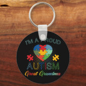 Perfect Gift Idee voor mannen, vrouwen - Autisme G Sleutelhanger (Voorkant)