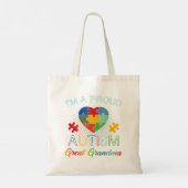 Perfect Gift Idee voor mannen, vrouwen - Autisme G Tote Bag (Achterkant)