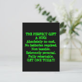 Perfect Gift is een Hug Briefkaart (Staand voorkant)