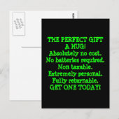 Perfect Gift is een Hug Briefkaart (Voorkant / Achterkant)