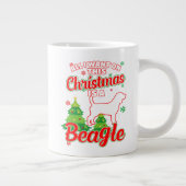 Perfect Gift voor Dog Beagle Eigenaar Pet Lover Grote Koffiekop (Rechts)