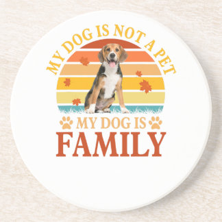 Perfect Gift voor Dog Beagle Eigenaar Pet Lover Zandsteen Onderzetter