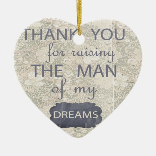 Perfect Gift voor moeder in de wet Keramisch Ornament (Voorkant)