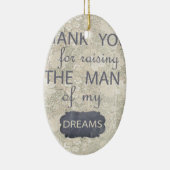 Perfect Gift voor moeder in de wet Keramisch Ornament (Rechts)