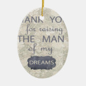 Perfect Gift voor moeder in de wet Keramisch Ornament (Voorkant)