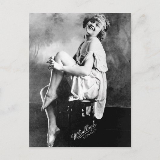 Perfect Girl  Glamor Foto 1909 Briefkaart (Voorkant)