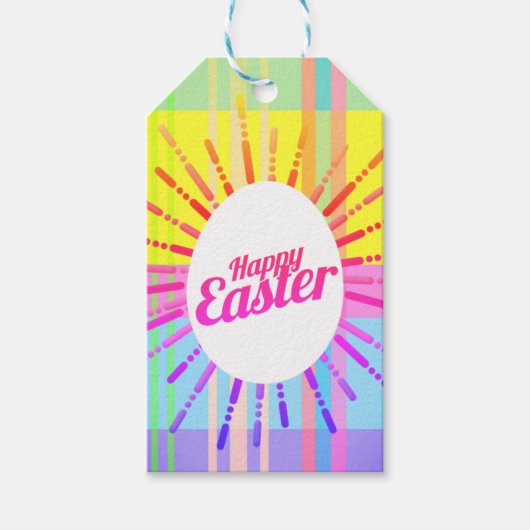 Perfect, goede paaseieren cadeaulabel (Voorkant)