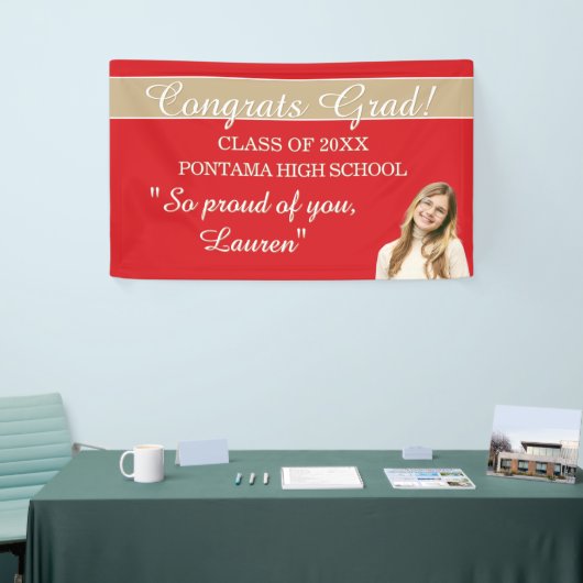 Perfect Graduation Congrats BANNER (Beurs)