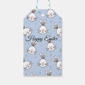 Perfect Happy Pasen, Baby Bunny Cadeaulabel (Voorkant)