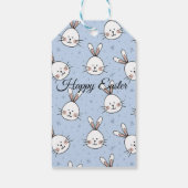Perfect Happy Pasen, Baby Bunny Cadeaulabel (Achterkant)