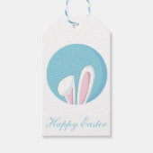 Perfect Happy Pasen, Bunny Cadeaulabel (Voorkant)