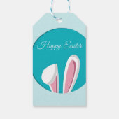 Perfect Happy Pasen, Bunny Cadeaulabel (Achterkant)