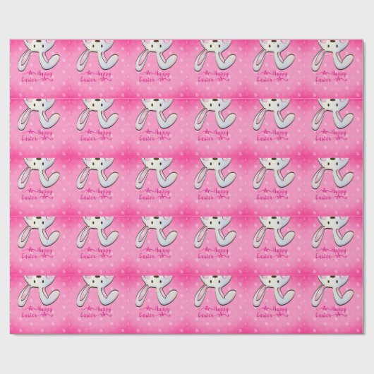Perfect Happy Pasen, Bunny Cadeaupapier (Vlak)