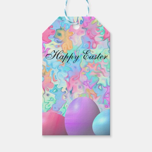 Perfect Happy Pasen, eieren Cadeaulabel (Voorkant)