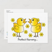 Perfect Harmony Briefkaart (Voorkant / Achterkant)