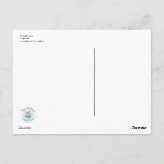 Perfect Harmony Briefkaart (Achterkant)