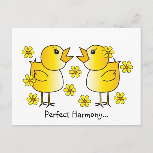 Perfect Harmony Briefkaart (Voorkant)