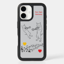 Perfect Harmony Muziekaal Cats – Grijze OtterBox H