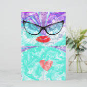 Perfect hart briefpapier (Staand voorkant)