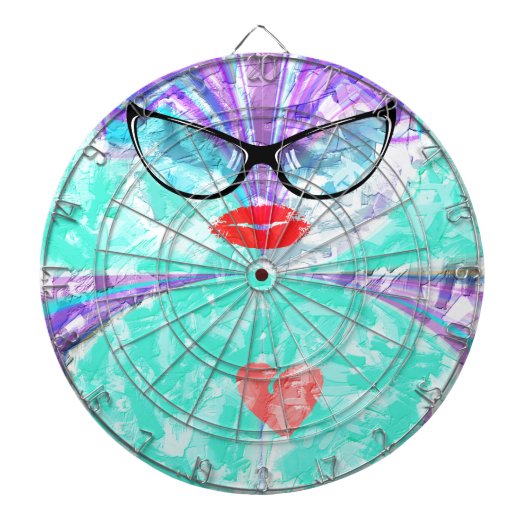 Perfect hart dartbord (Voorkant)