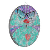 Perfect hart dartbord (Voorkant Links)