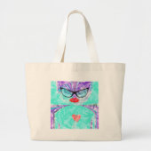 Perfect hart grote tote bag (Voorkant)