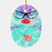 Perfect hart keramisch ornament (Voorkant)