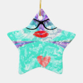 Perfect hart keramisch ornament (Voorkant)