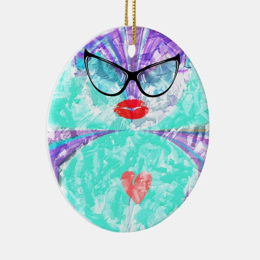 Perfect hart keramisch ornament (Rechts)