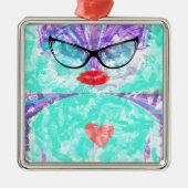 Perfect hart metalen ornament (Voorkant)